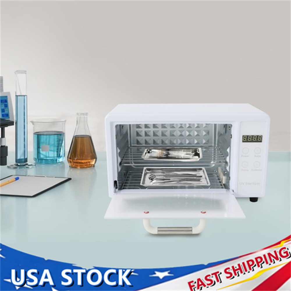 10L Nail Tools Sterilizer 160W Salon Barber Tools Cleaning Cabinet Beauty Spa