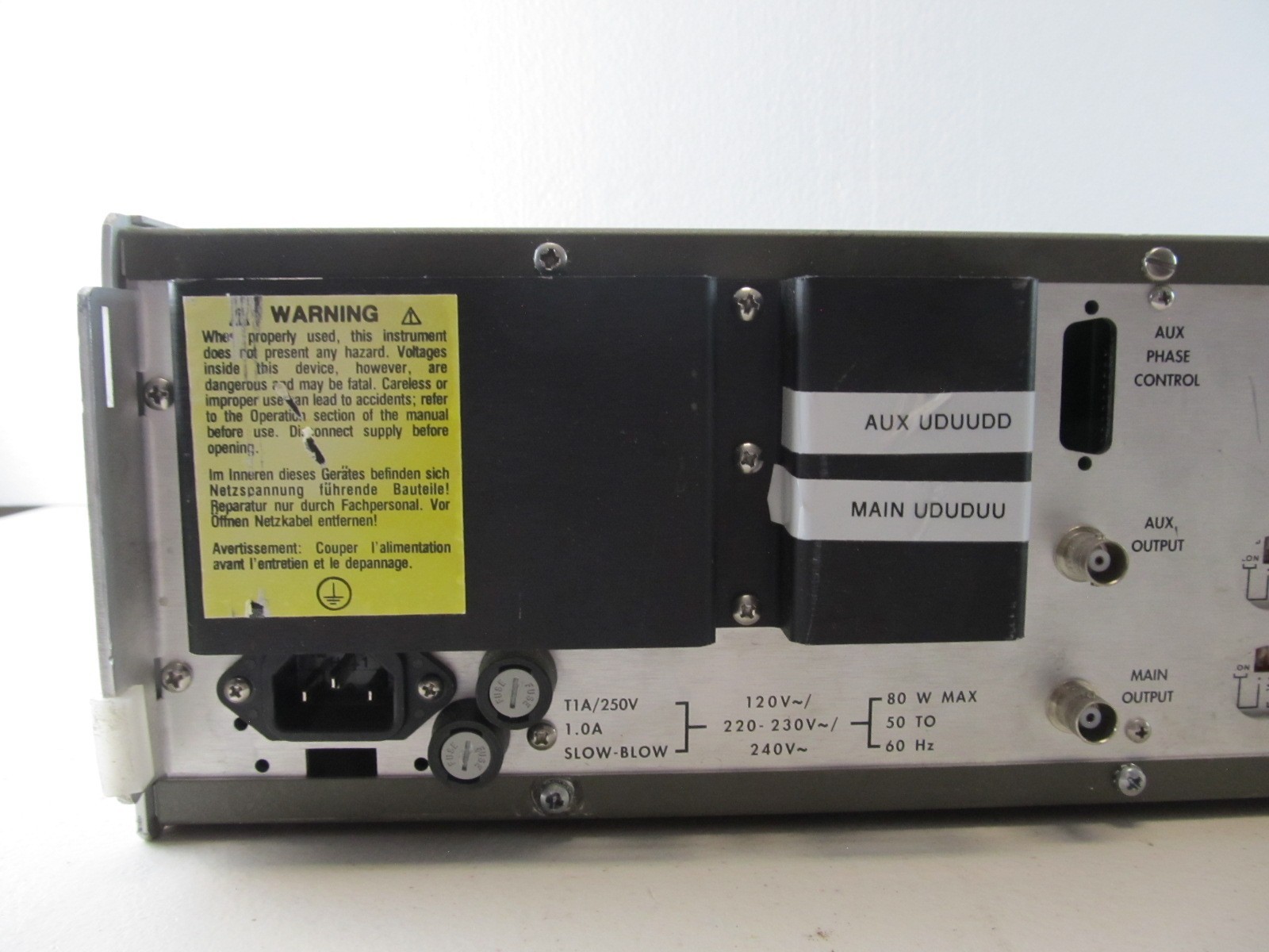 PTS D620 Frequency Synthesizer Test Source 1-620 MHz D620RHT1G
