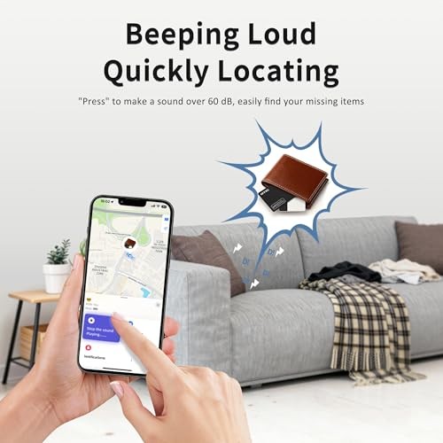 2026 [Apple MFi Certified](iOS Only) Wallet Tracker Card, Bluetooth Tag 1 pack