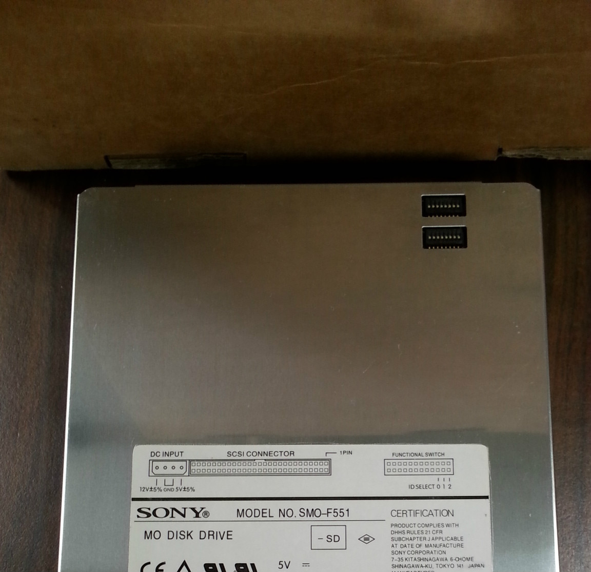 MOD Drive 2318598  SMO-F551SD Internal SCSI MO Drive 5.2GB