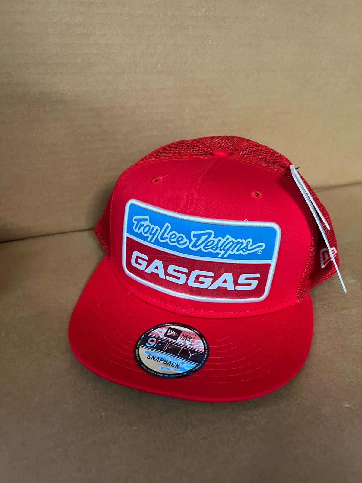 Troy Lee Designs Gas Gas Team Stock Snapback Hat Red 750600010 New
