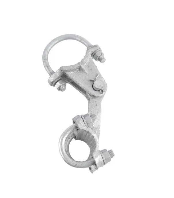 Chain Link 3" [2 7/8" OD] Adjustable 180 Degree Offset Arm Hinge Industrial Gate