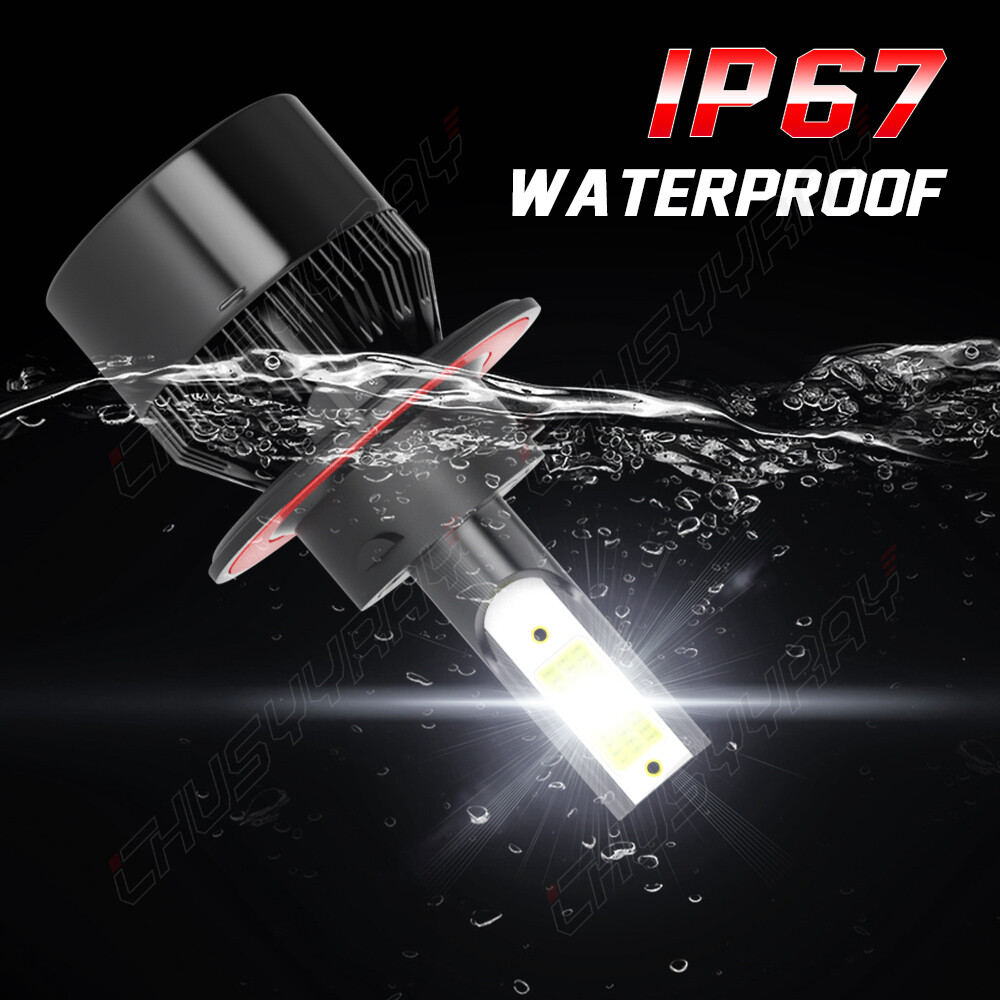 For Jeep Patriot 2010-2017 LED Headlight High Low Beam Fog Light Bulb Combo