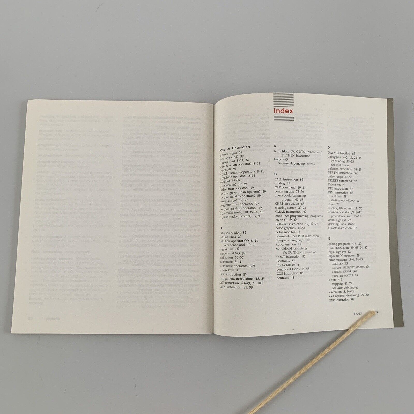 Apple II A touch of AppleSoft BASIC Tutorial Manual VTG 1986 #5