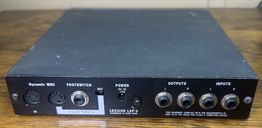 Lexicon LXP-5, Stereo Effects Processor, Delay, Chorus, Pitch, Vintage Unit