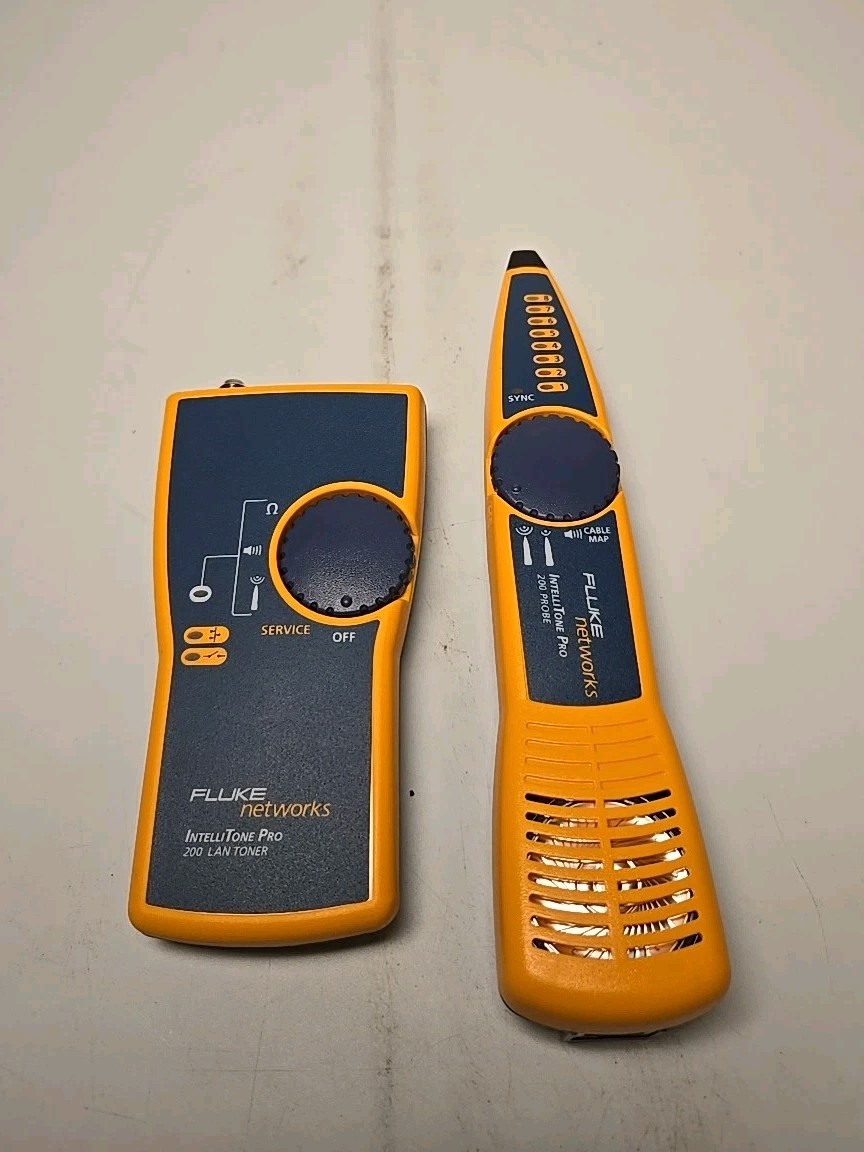 Fluke Networks Intellitone Pro 200 LAN Toner and Probe Digital and Analog Modes