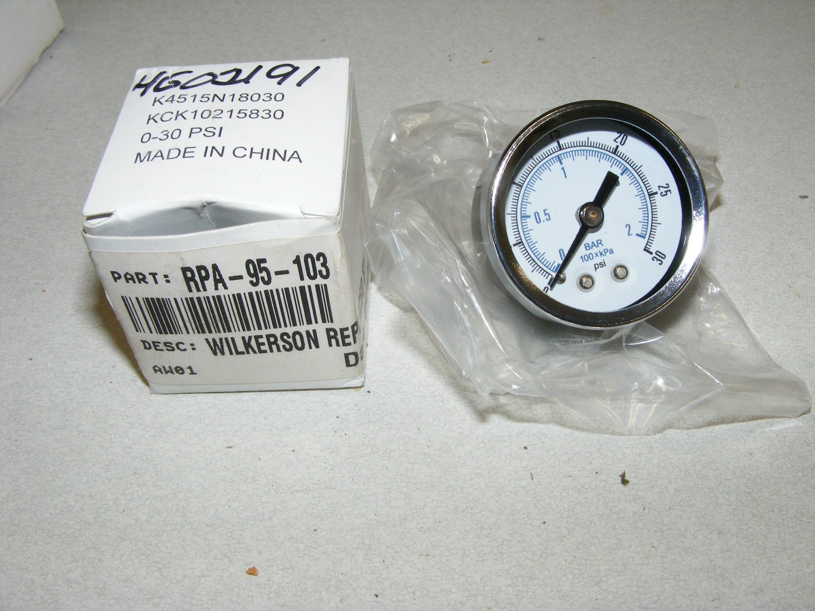 Parker K4515N18030 KCK10215830 Gauge 0–30 1/8″ Npt (a15)