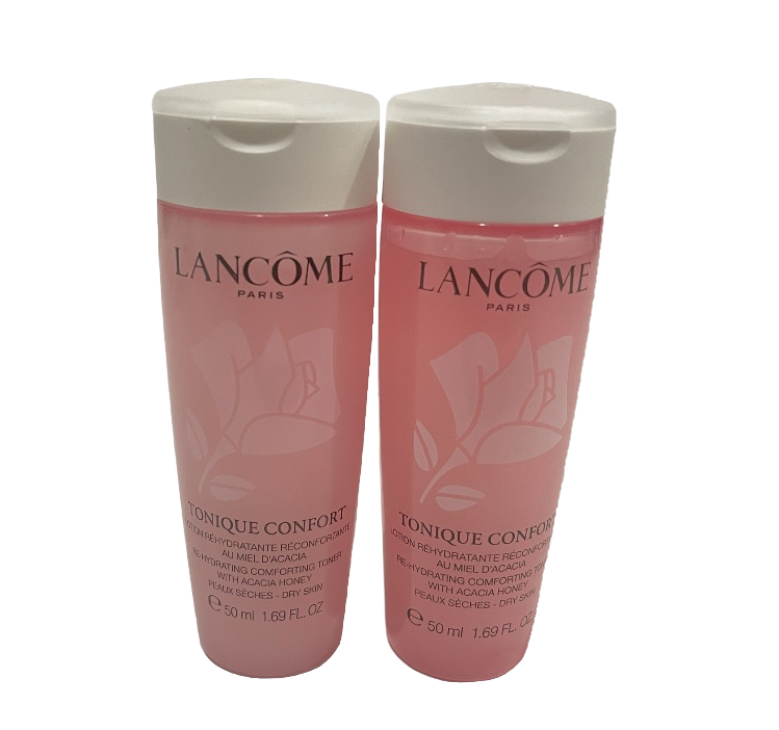 2 x Lancome Tonique Confort Re-Hydrating Comforting Toner Dry Skin 50ML=100ML