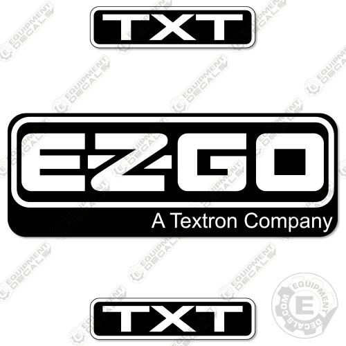 Fits EZGO TXT Decal Kit Golfcart Decals - 3M VINYL!