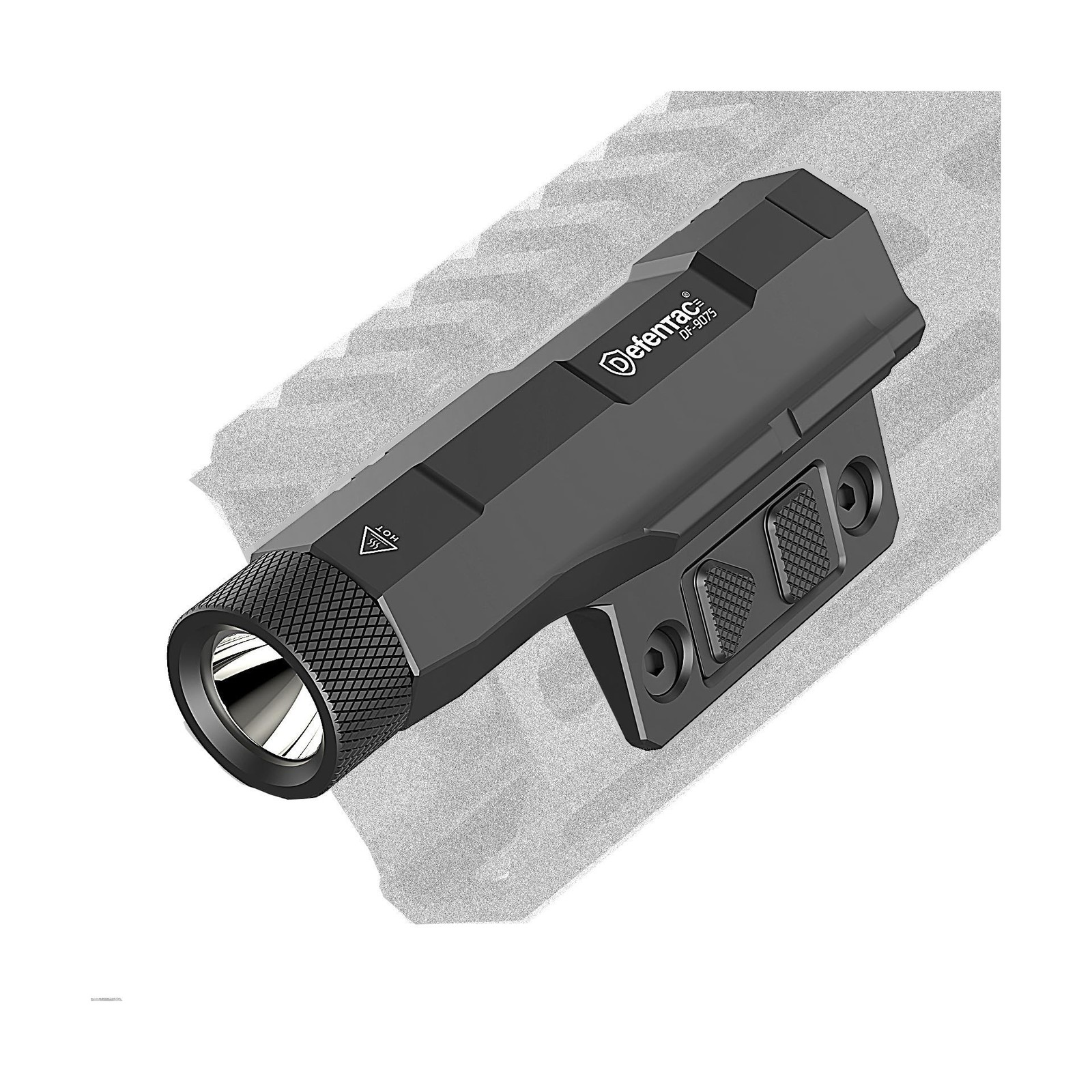 DEFENTAC 2400lm Aluminum Flashlight Compatible with Picatinny/M... FAST USA SHIP