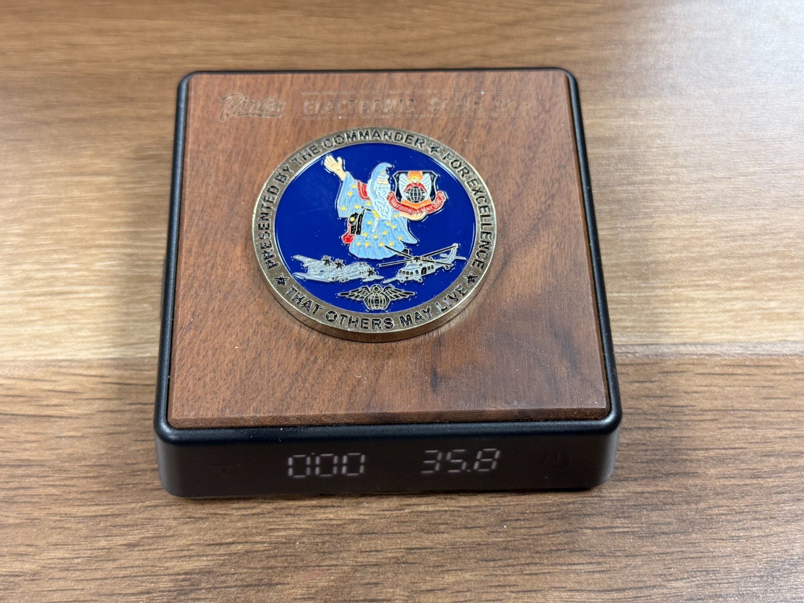 347th Operations Support Combat Rescue Wizard Challenge Coin M#12