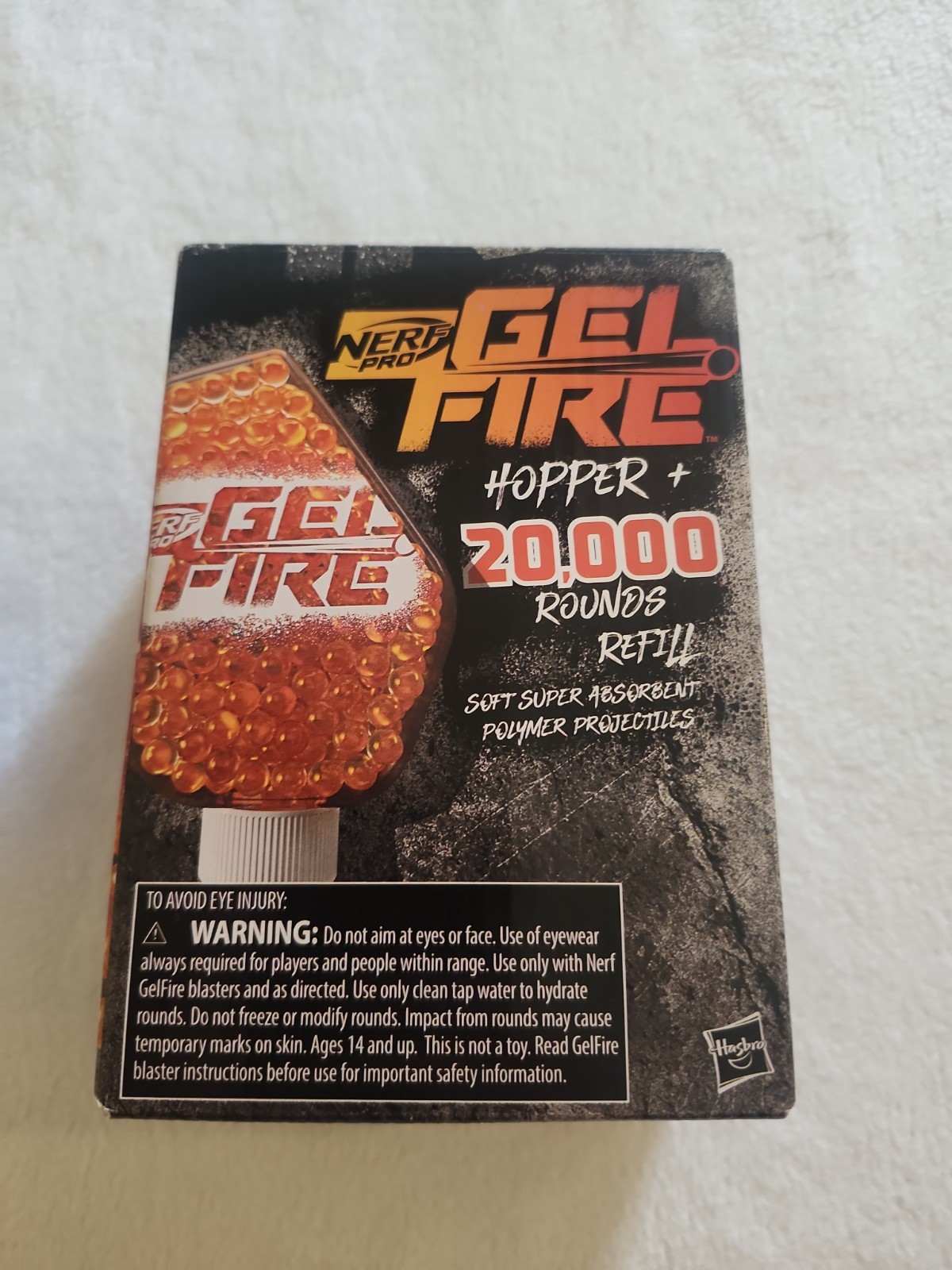 NERF Gelfire Rounds 800 Hopper Refill Blaster Hasbro - 20,000 ROUNDS NEW IN BOX