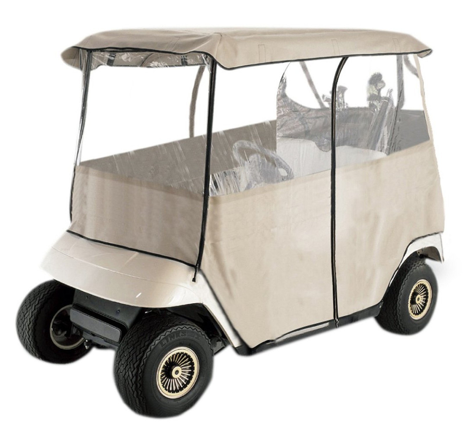 Deluxe 2-Person Golf Cart Driving Enclosure Cover Fit for EZGO, Yamaha Cart |...