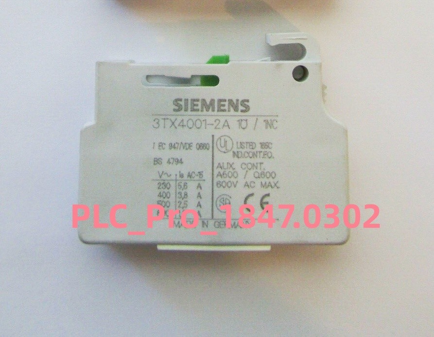 1PCS Brand New SIEMENS 3TX4001-2A Auxiliary Contact Block  Fast shipment