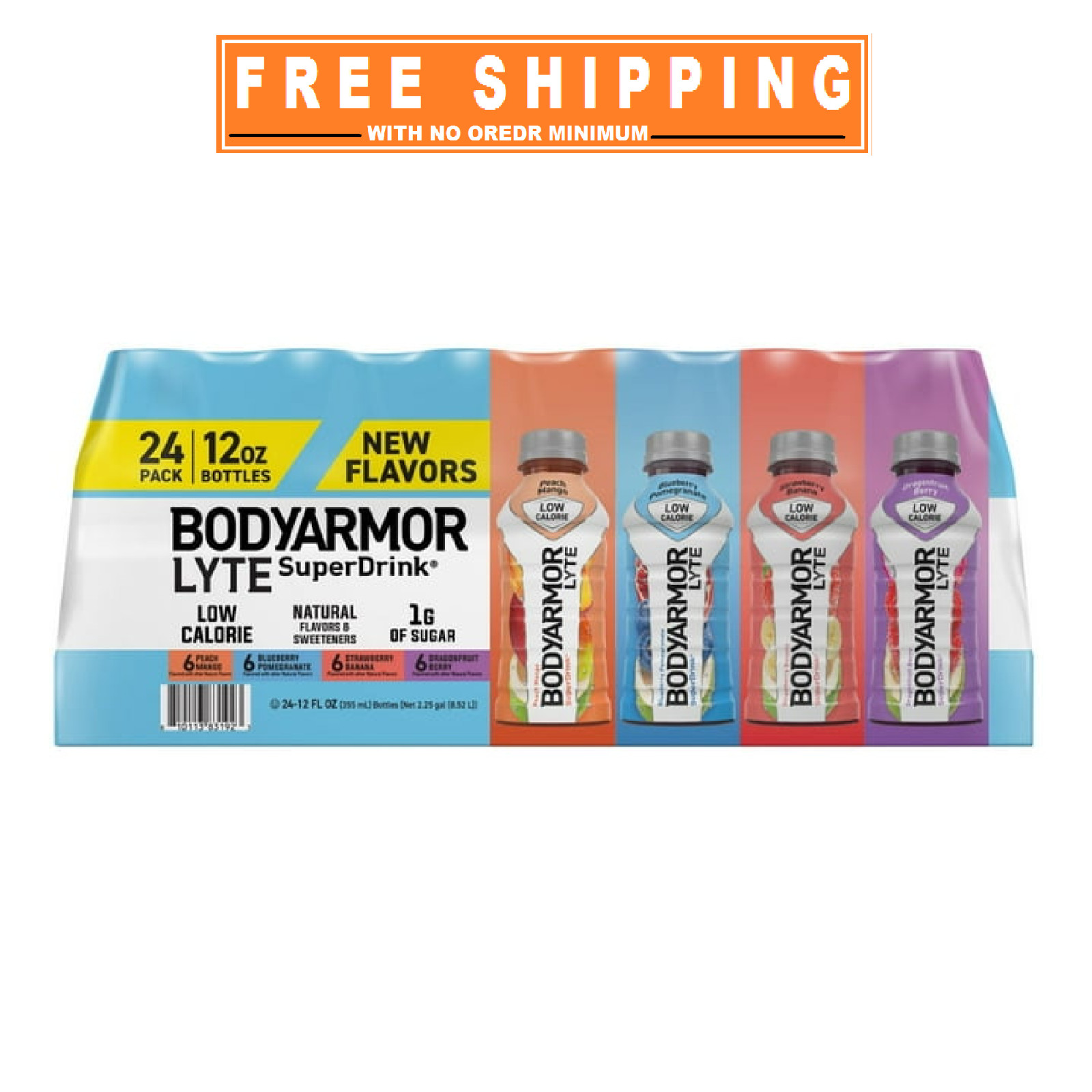 BODYARMOR LYTE Sports Drink Variety Pack Bottles, 12 fl. oz., 24 pk.