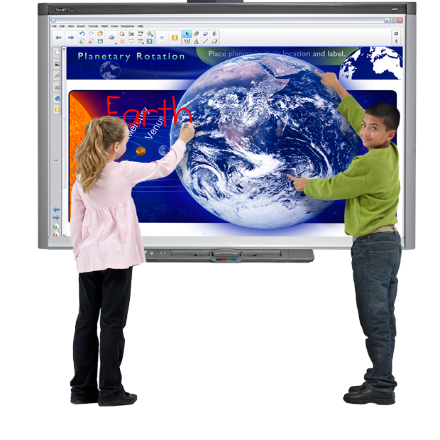 Interactive Smart Board SB685 & Smart UX60 Projector for classroom