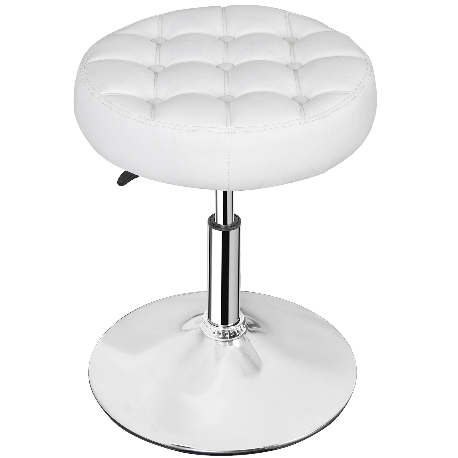 Vanity Stool 360° Swivel Makeup Stool Adjustable Ottoman for Bedroom Bathroom