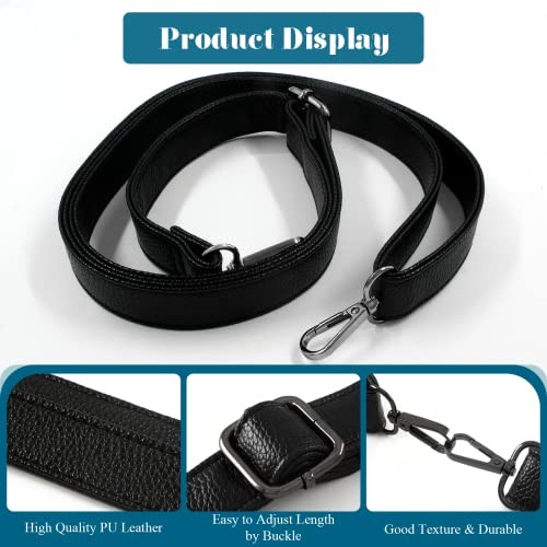 Purse Strap Replacement Adjustable Gunmetal Spring Buckle