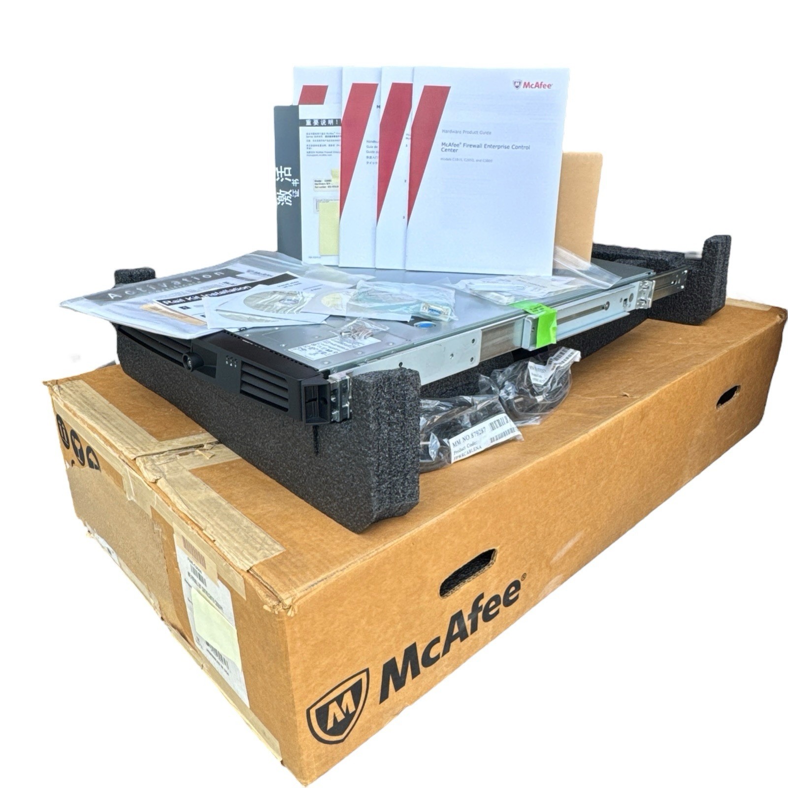 McAfee Firewall Enterprise Control Center FWE-C2050 UNCLAIMED SR1625 NEW W/ Code