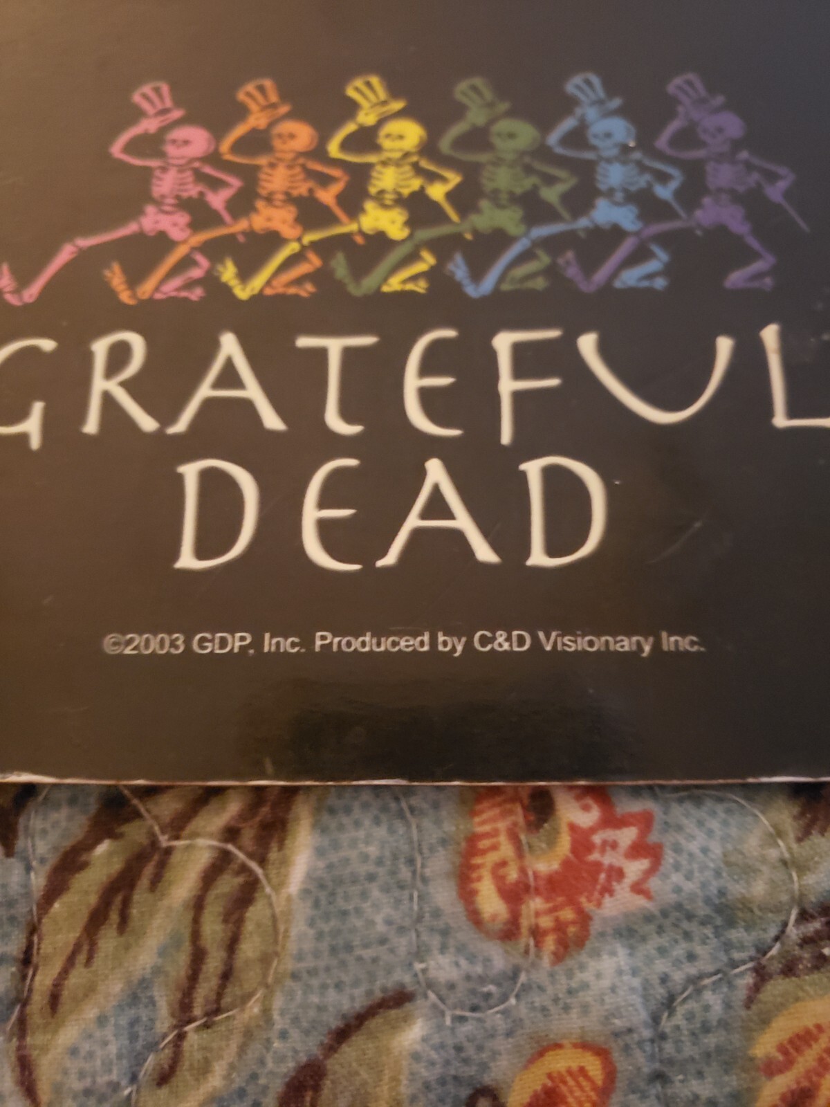 Vintage 2003 Official Grateful Dead Magnet BIG! (5x4 Inches) Very RARE! WellMade