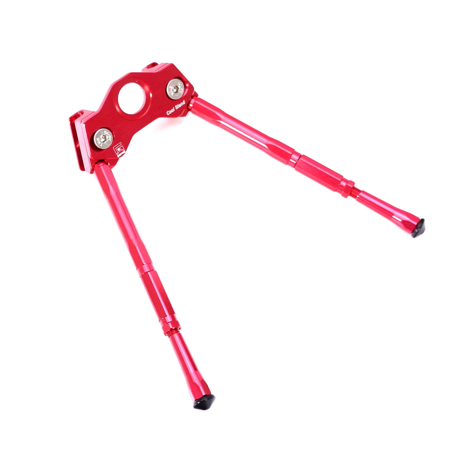 Gearoop Adjustable Kick Stand Bicycle Crank Leg 120mm-140mm Silver/Red/Black