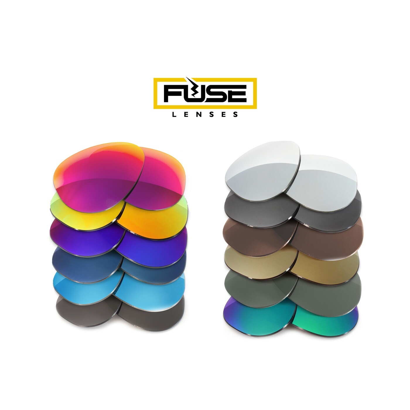 Fuse Lenses Replacement Lenses for Oakley Split Time