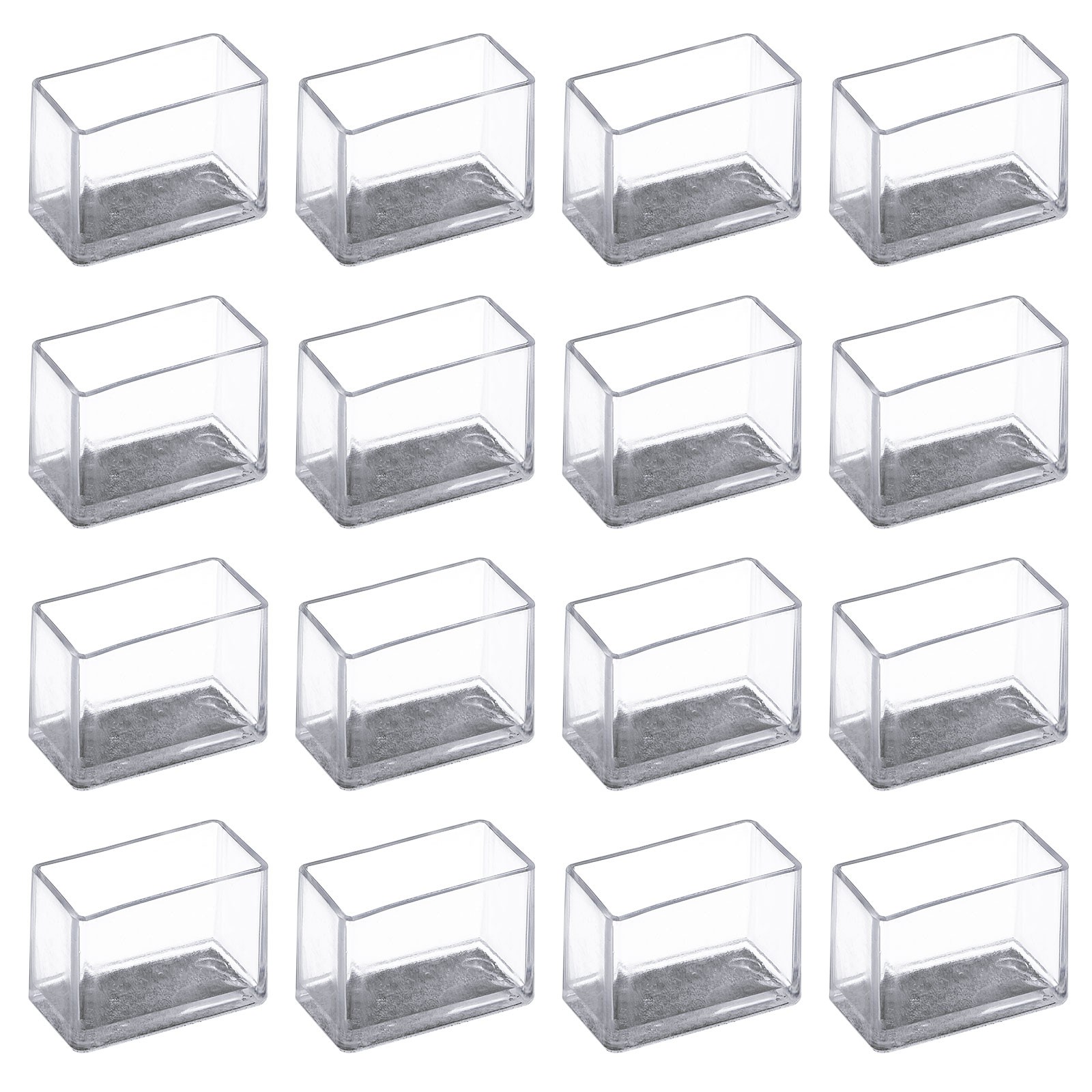 24Pcs Chair Leg Floor Protectors, 30x15mm/1.18x0.59" PVC Leg Feet Cover