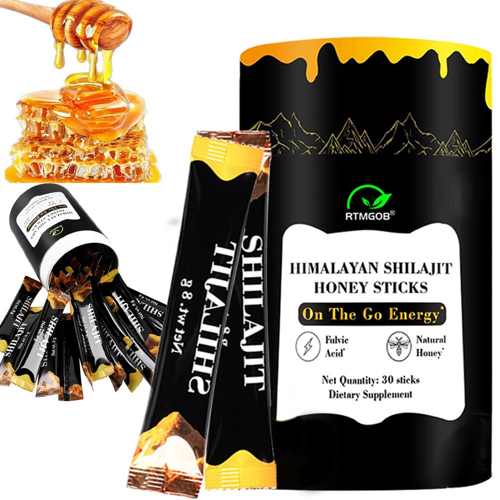 Better Alt Pure Himalayan Shilajit Sticks with 30sticks Honey, Naturally Sweeter