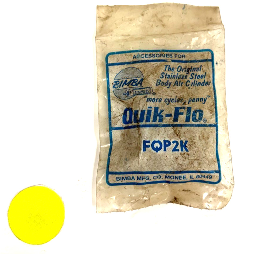BIMBA FQP2K FLOW CONTROL 1/8 PORT 1/4 TUBE QT: 1