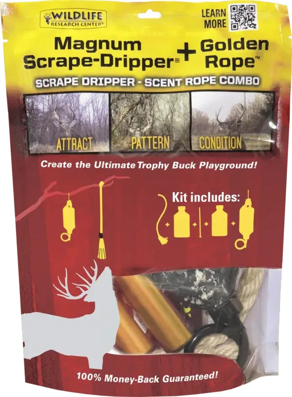 Wildlife Research Center GOLDEN ROPE™ Scent Rope and Scrape Dripper Combo 00395