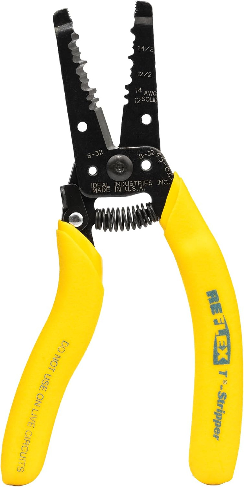 IDEAL Electrical 45-621 Reflex Super 12/2 & 14/2 NM Cable T Stripper - Dual NM W