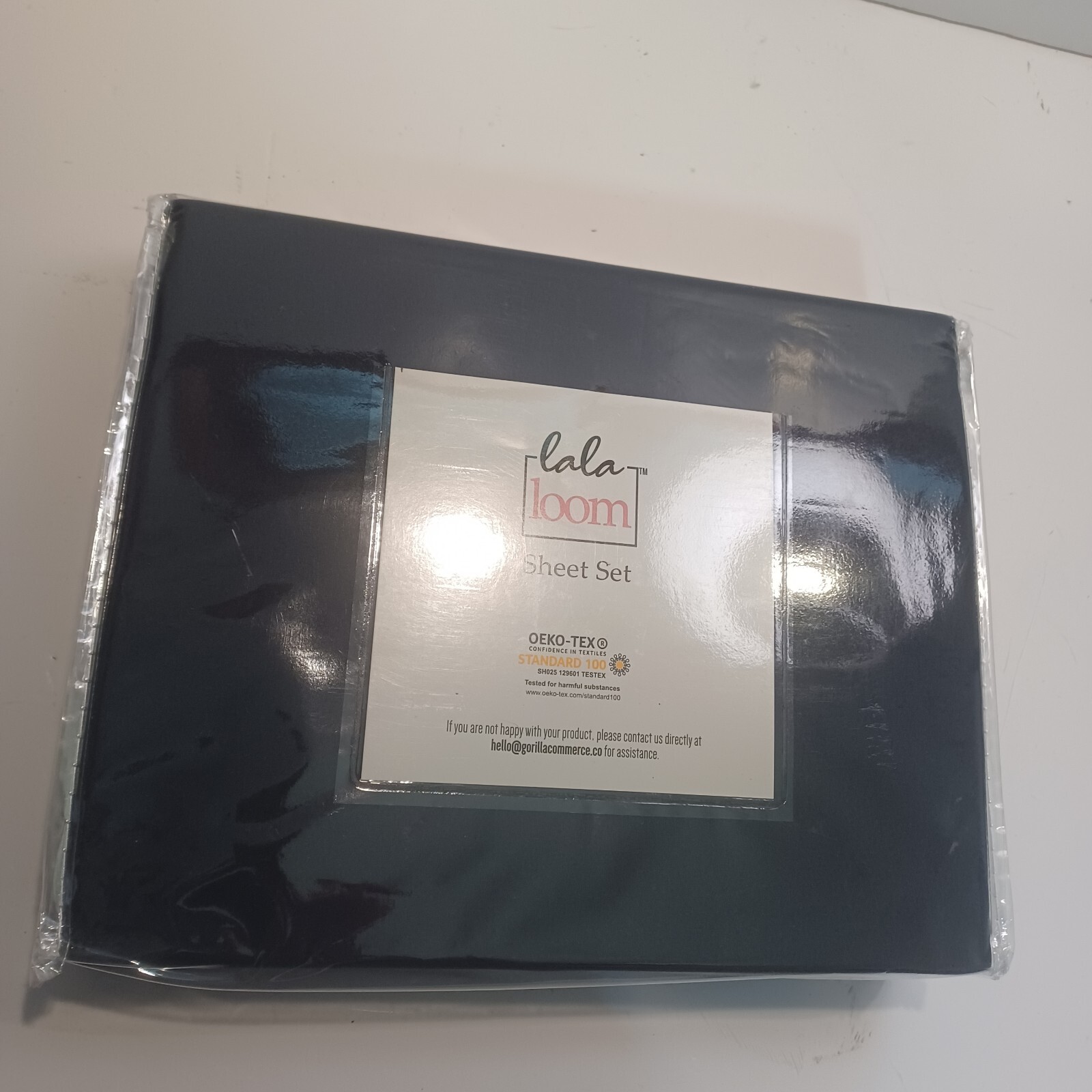 Lala Loom 3 Piece Twin Sheet Set Charcoal Item#987