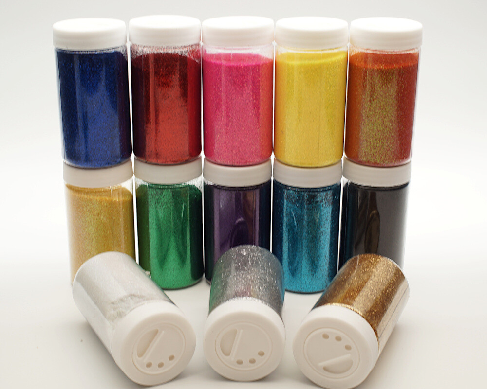 3.5 oz (100g) Fine Craft Glitter Bottles DIY Arts Scrapbooking Supply