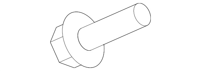 Genuine Audi Engine Coolant Thermostat Housing Bolt N-904-121-04
