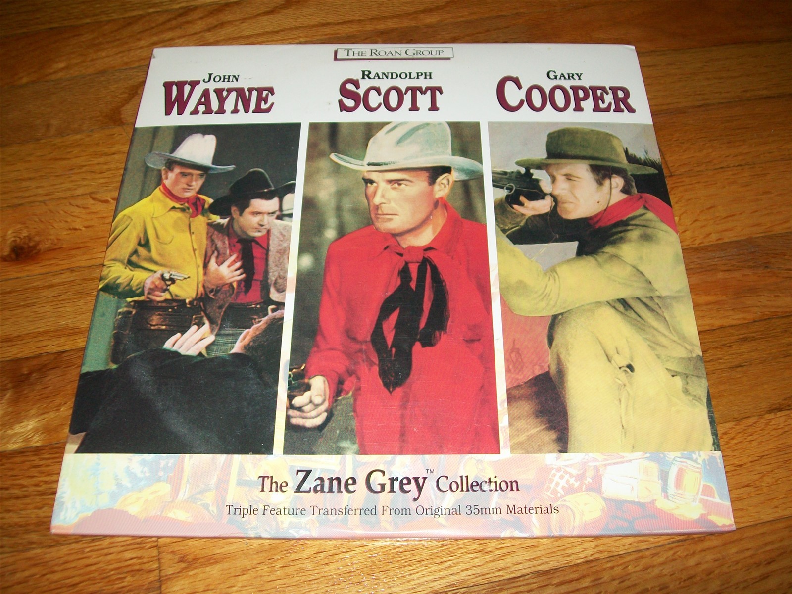 THE ZANE GREY COLLECTION 2-Laserdisc LD SET THE ROAN GROUP VERY GOOD VERY RARE!