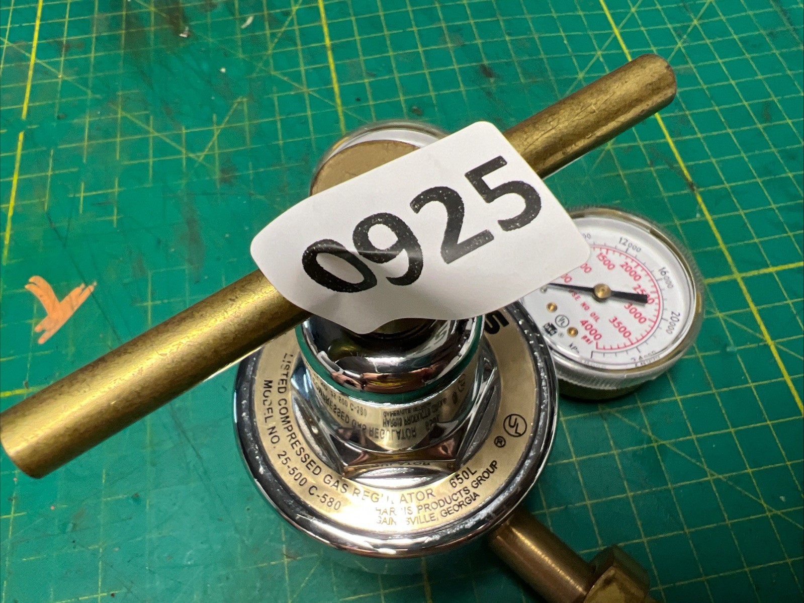 HARRIS 25-500 C-580 GAS REGULATOR