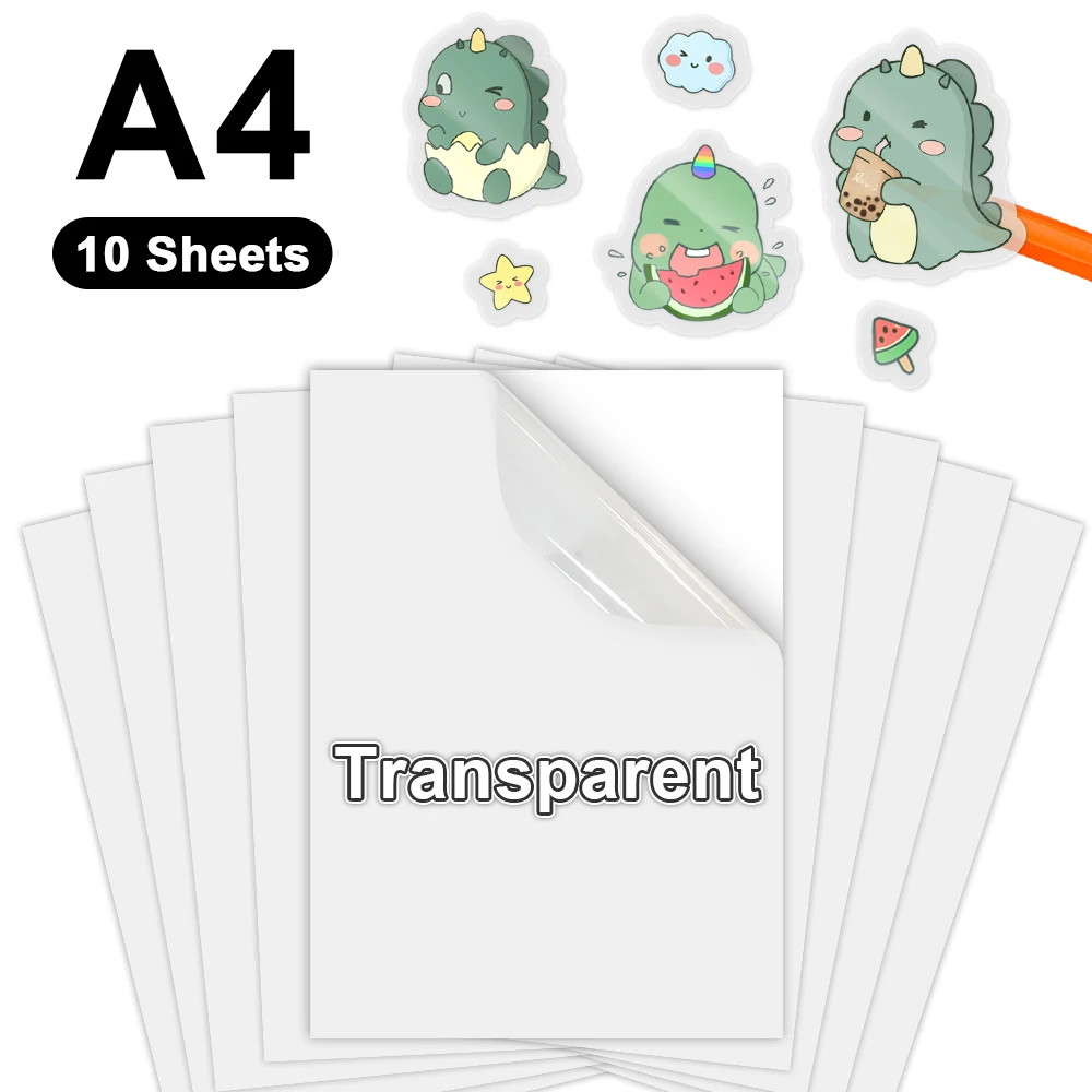 Affordable A4 Printable Vinyl Sticker Paper: Waterproof & Glossy Paper