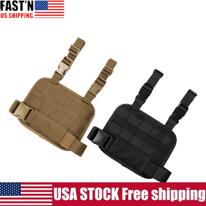 Tactical MOLLE Hanging Drop Leg Thigh Platform Rig Quick Release for Holster/Bag