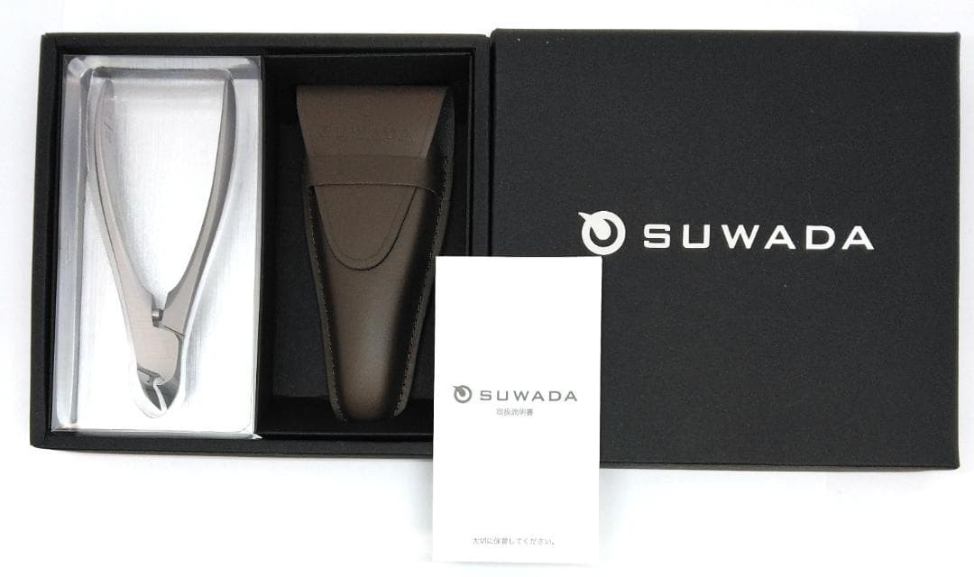Suwada Manufacturing Co. Nail Clipper Classic L with Leather Case and Outer Box