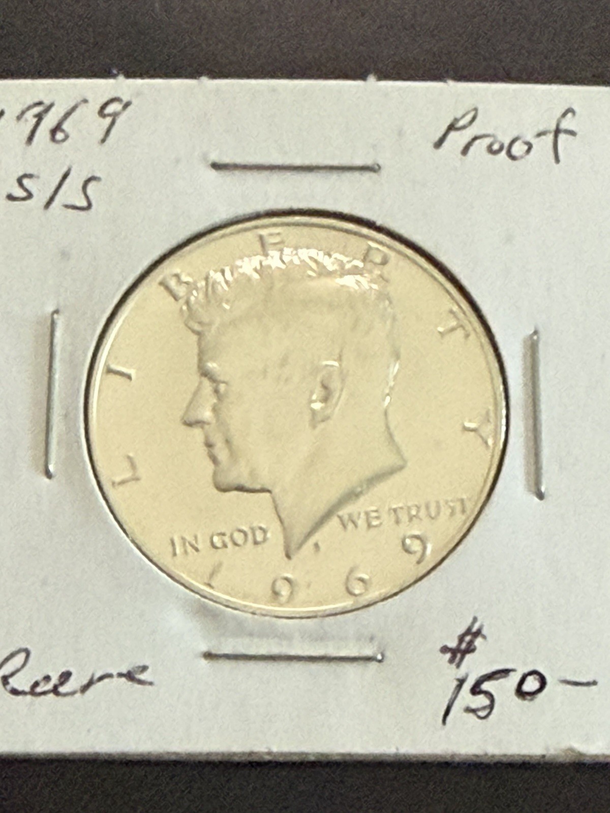 1969 S/S Kennedy Half Dollar Error Proof