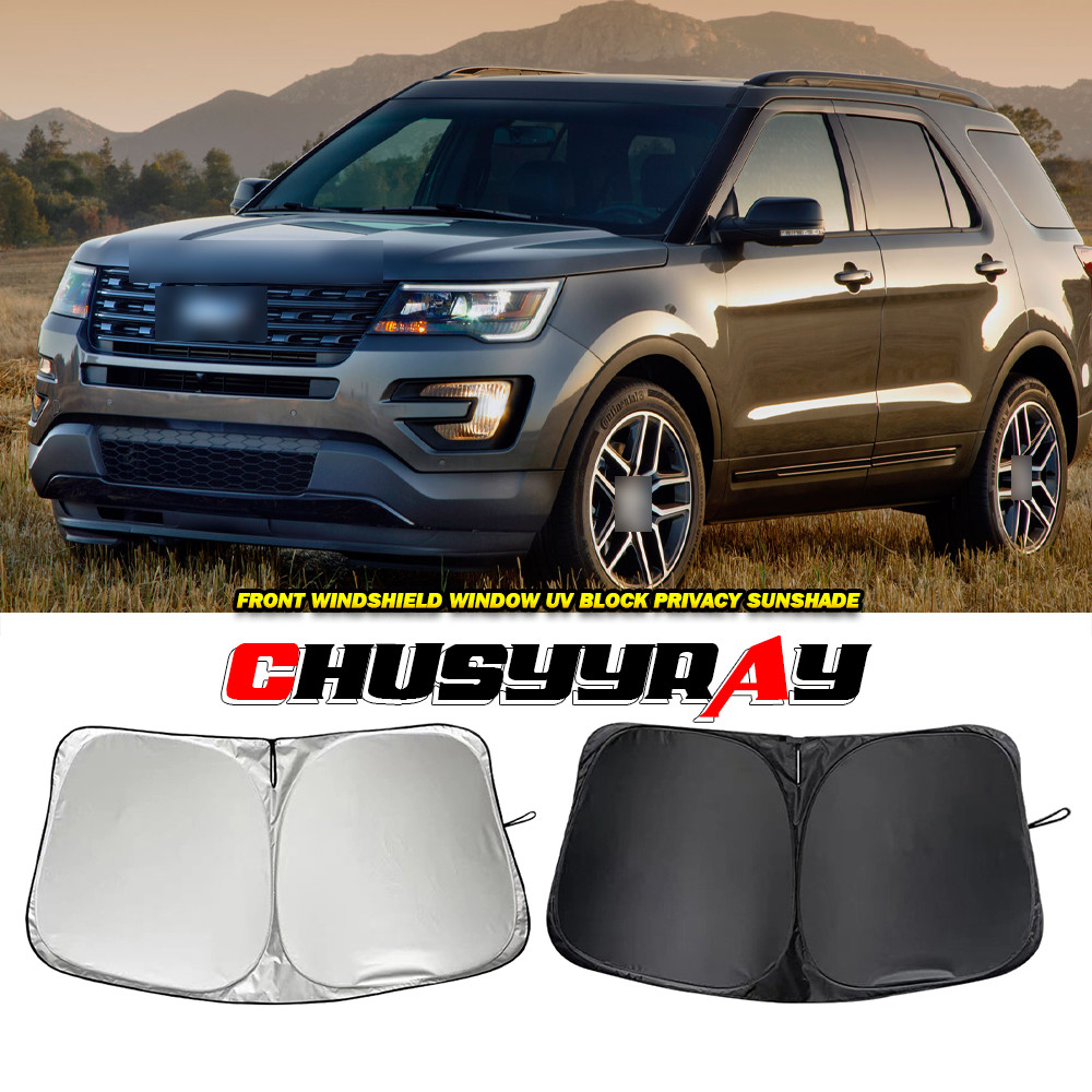 For Ford Explorer 16 17 18 19 Front Windshield Window UV Block Privacy Sunshade