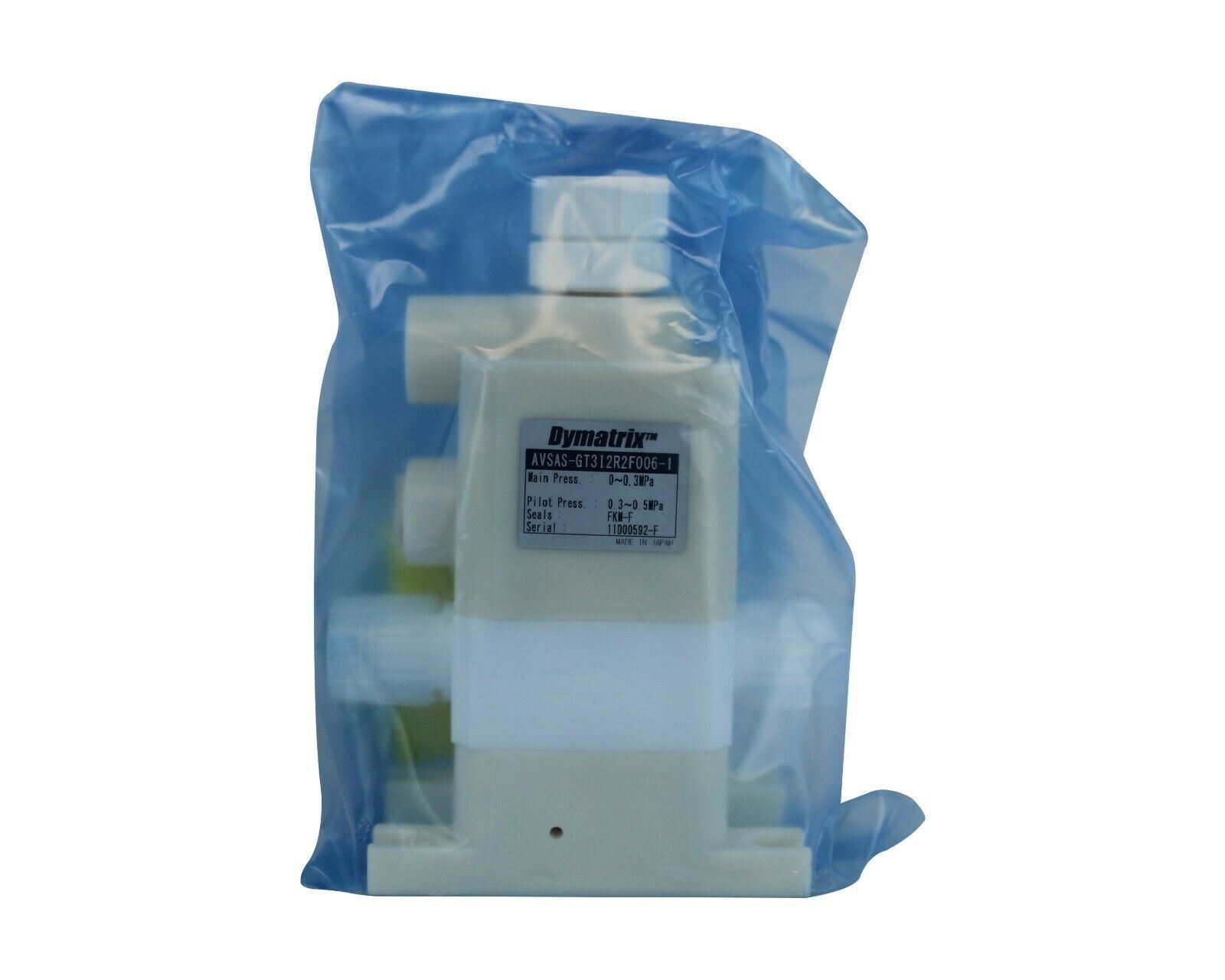 DYMATRIX PRESSURE REGULATOR VALVE AVSAS-GT312R2F006-1 NEW