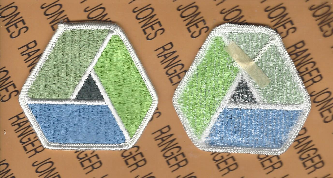 US Army Community & Family Support Center ACS dress uniform patch m/e