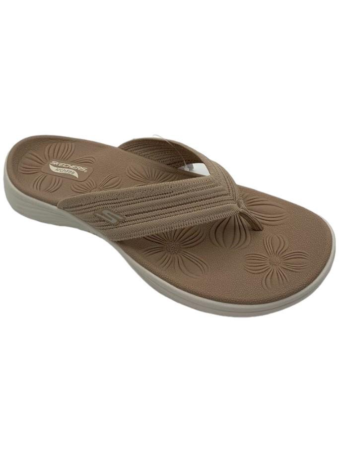 Skechers Arch Fit On-the-GO Washable Thong Sandal Radiance Taupe