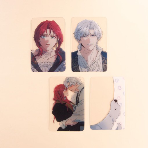 Webtoon MD [ The Lady and the Beast ] Clear Photocard vol. 1 [ 그녀와 야수 ] (DCGD60)