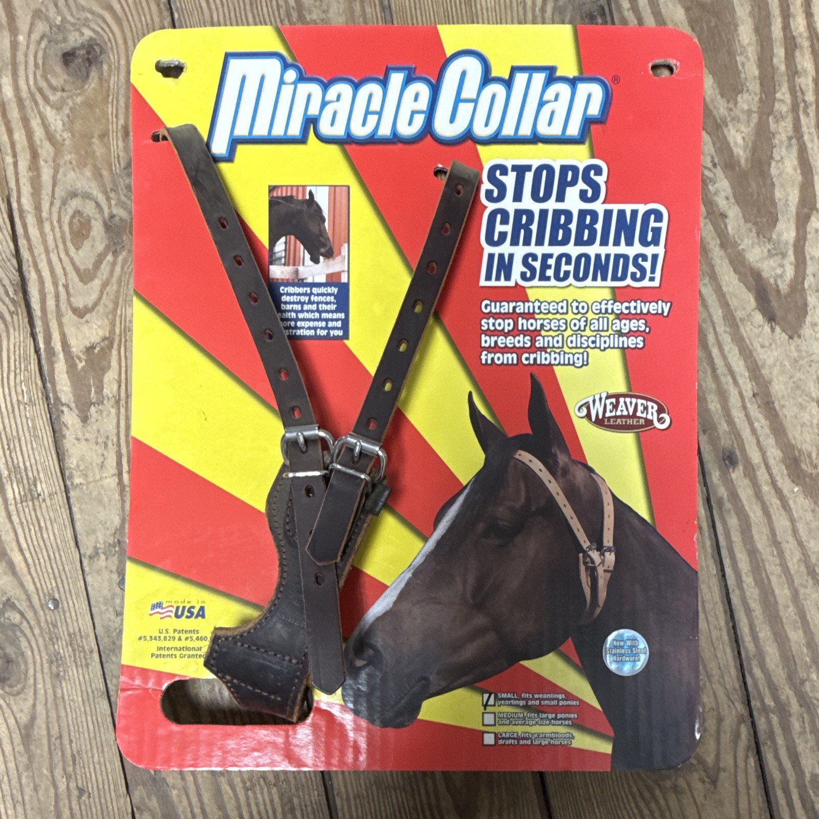 Weaver Leather Miracle Collar Horse Cribbing Collar, MPN 30-1259-HV