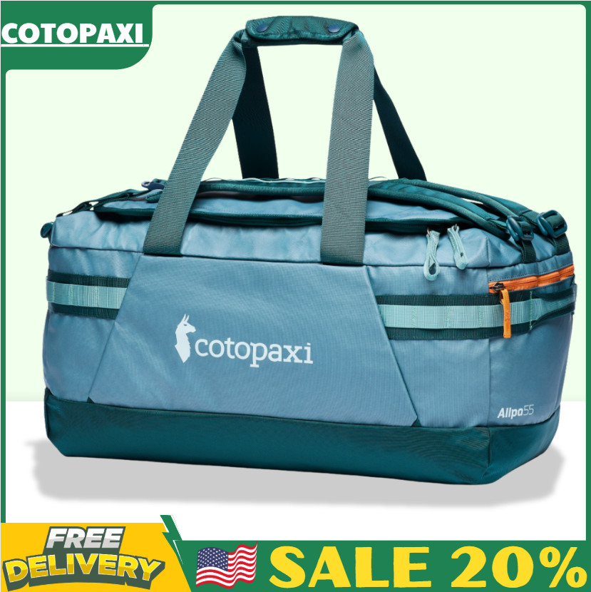 Cotopaxi Allpa Getaway 55L Duffel Bag Travel Weekender Gym Carry Bag