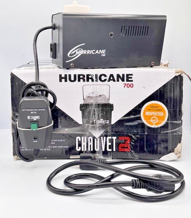Chauvet Hurricane 700 Fog Machine – Compact DJ Party Smoke Maker