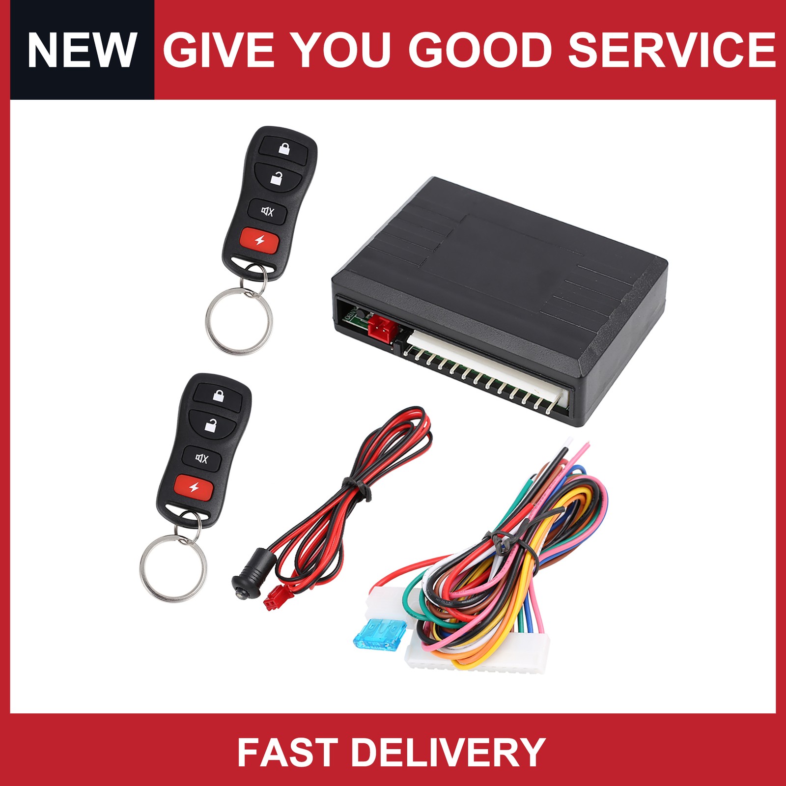 Universal Auto Remote Central Kit Door Lock Locking Keyless Entry System DC 12V