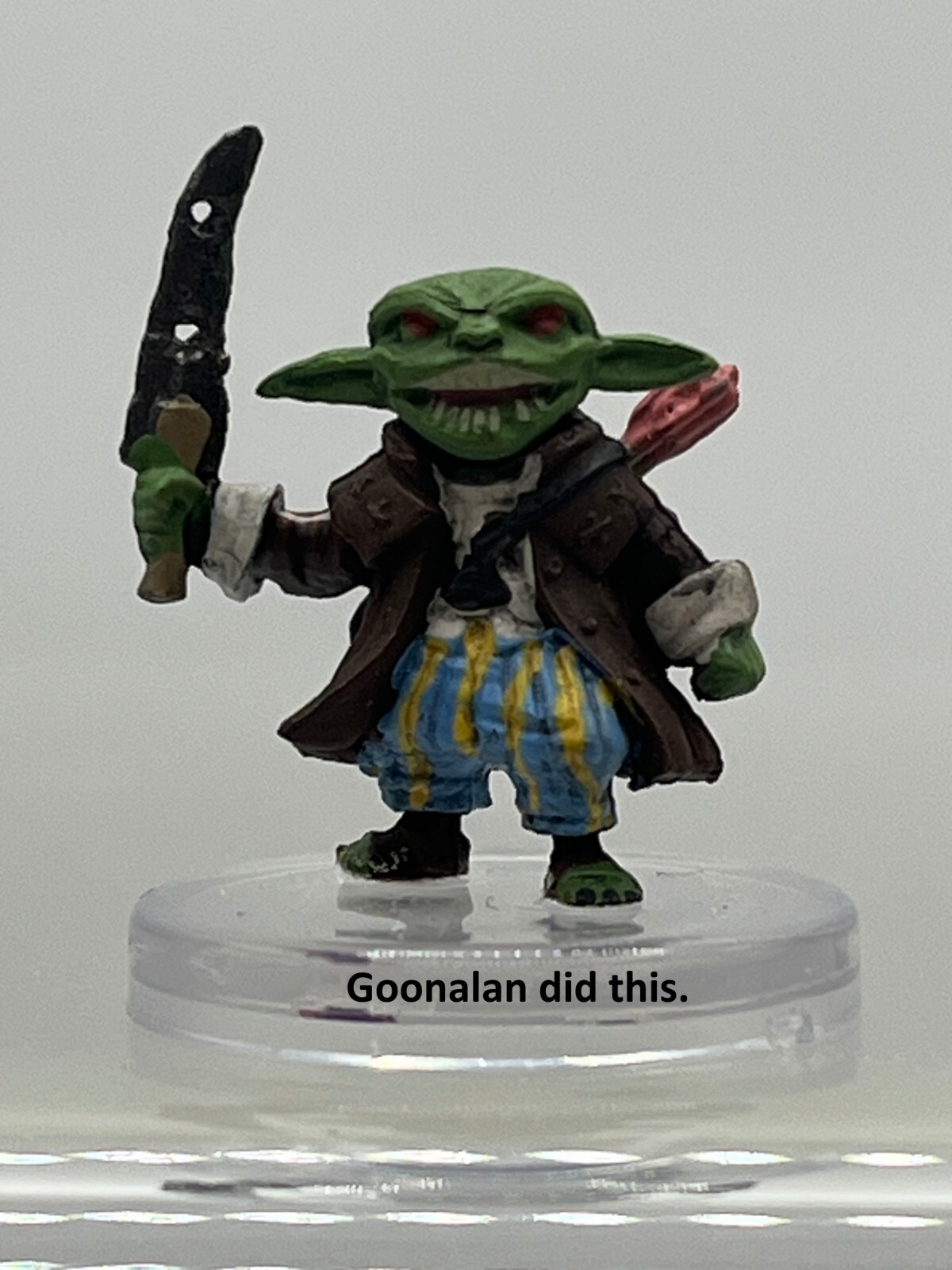 D&D Pathfinder Mini Bestiary Unleashed 02 Goblin Warchanter Dogslicer